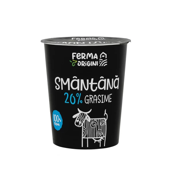Ferma cu Origini Smantana 20%, 350g - image 1