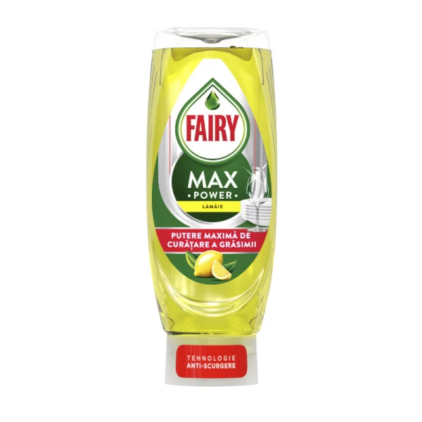 Fairy Средство для мытья посуды Max Power 545 мл Lemon - image 1