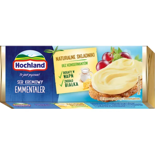 Хайленд Сыр плавленый Emmentaler блок 40%, 90г - image 1