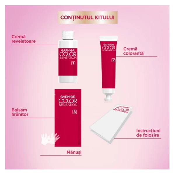 Garnier Color Sensation Vopsea de par 110 Blond Ultra Diamant - image 4