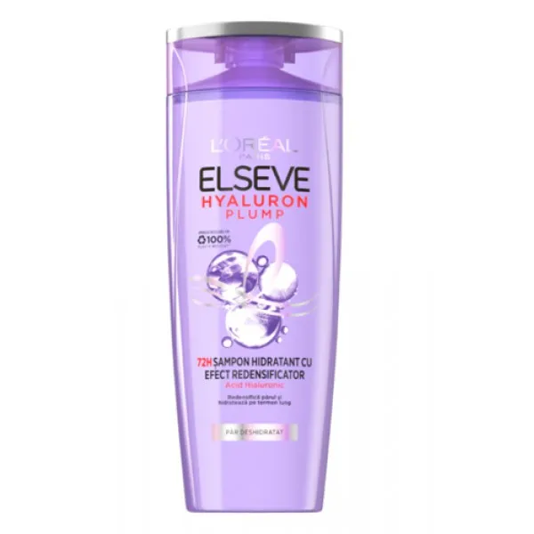 L'Oreal Paris Elseve Hyaluron Plump увлажняющий шампунь для обезвоженных волос, 400 мл - image 1