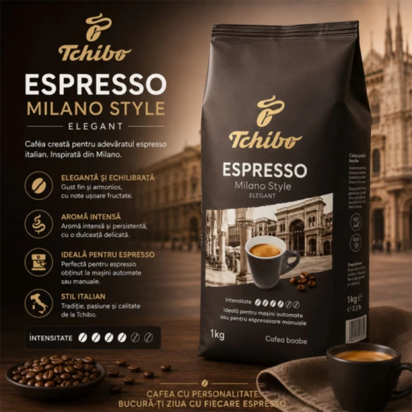 Кофе в зернах Tchibo Espresso Milano Style 1 кг - image 2