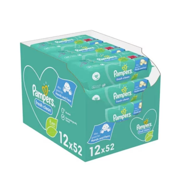 Pampers Детские Влажные Салфетки Fresh Clean 52 шт - image 2
