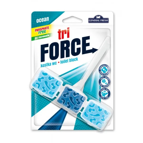 Туалетный блок General Fresh Aromatic 45г Ocean Tri Force - image 1