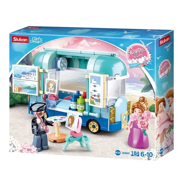 SLUBAN Set de constructie Pictor, 184 elemente - image 1