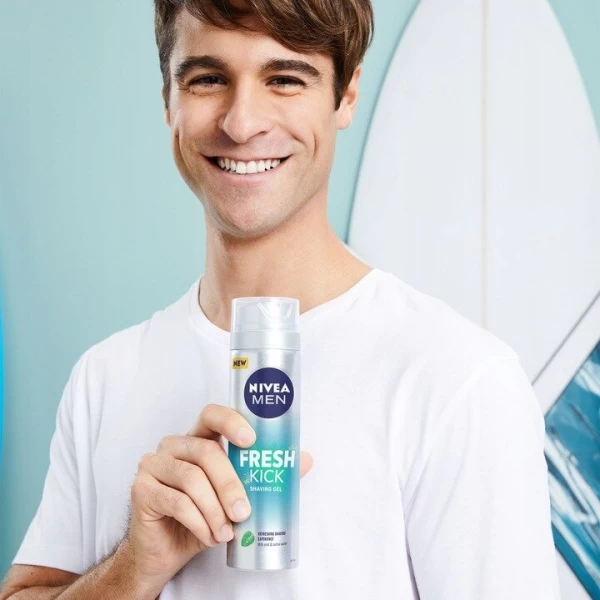 Nivea Gel de ras Fresh Kick 200 ml - image 3