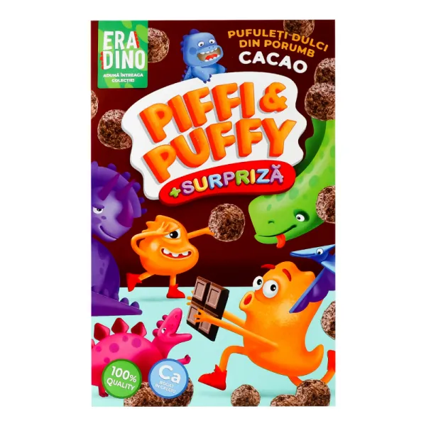 Палочки кукурузные со вкусом какао с сюрпризом Piffi&Puffy к/у 90г - image 1