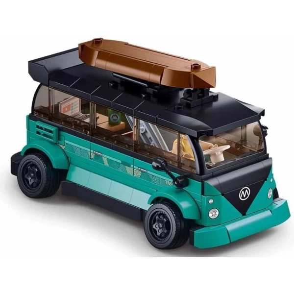 Constructor Sluban Bus cu Surfer, 276 piese - image 2