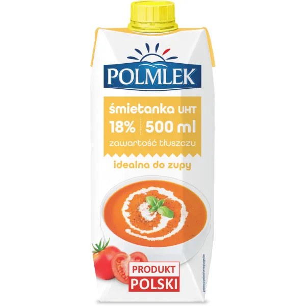 Polmlek Сливки UTH 18% 500мл - image 1