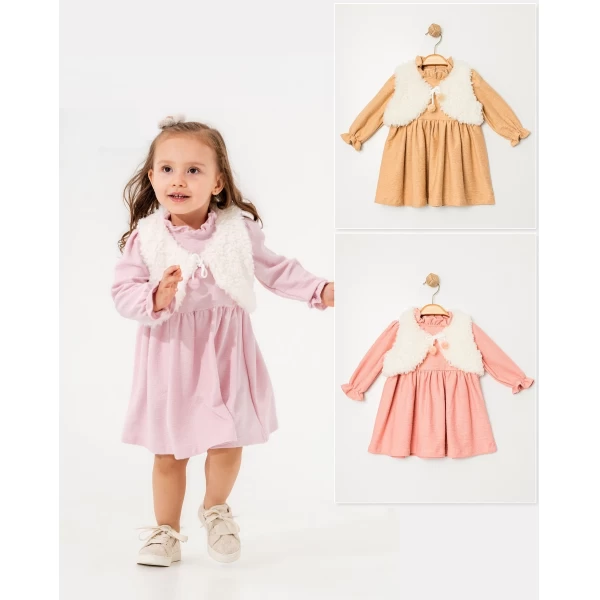Eray Kids сезонное платье для девочек с деталями болеро 74-92 см 6310 - image 2