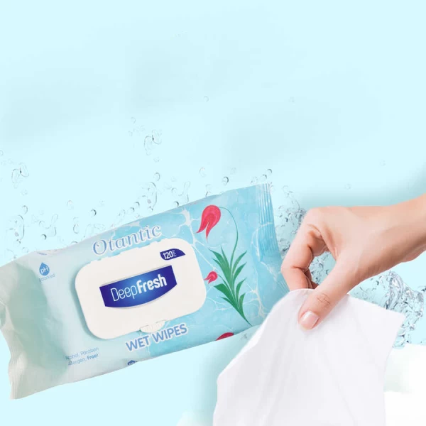 DeepFresh Servetele umede cu capac 100 buc Lalele - image 2