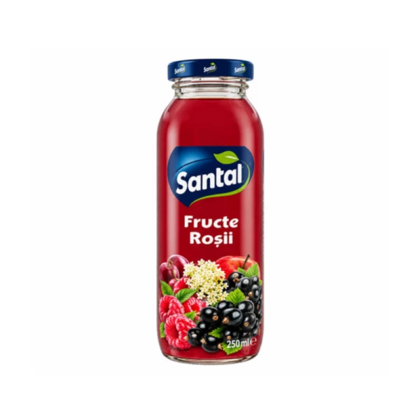Santal Suc de fructe rosii 30%, 250 ml - image 1