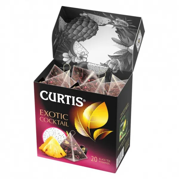 Чай черный Curtis Exotic Cocktail 20 пакетов - image 3