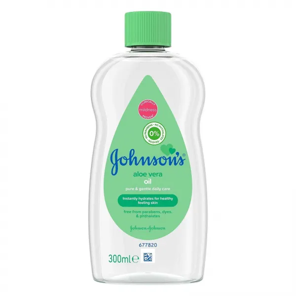 Johnson's Baby Ulei de corp pentru copii cu aloe, 300 ml - image 1