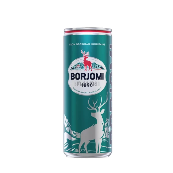Borjomi Apa minerala naturala gazat intensa 0,33l cut - image 3