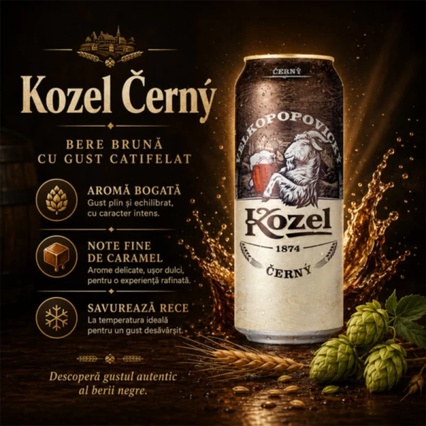 Bere Bruna Velkopopovicky Kozel 500ml Doza - image 2