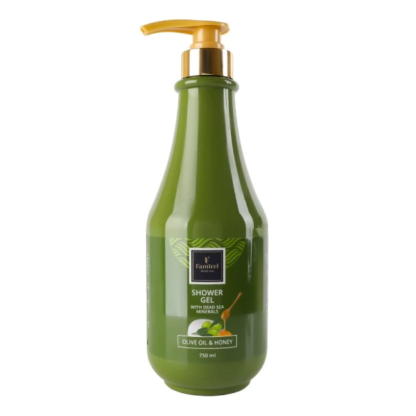 Famirel Gel de dus cu ulei de masline si miere 750 ml - image 1