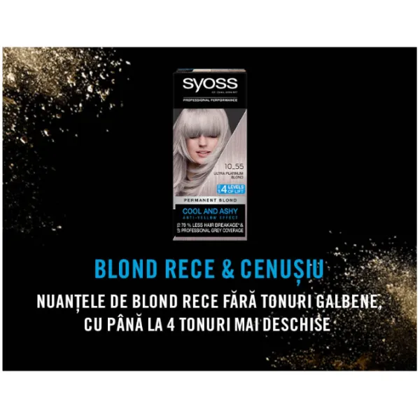 Syoss Vopsea de par 10-55 Blond Ultra-Polar - image 3