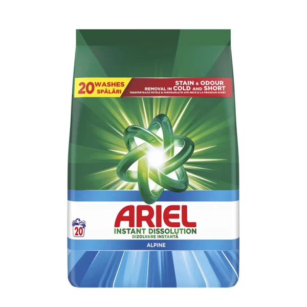 Ariel detergent pudra 1,3 kg Alpine - image 1