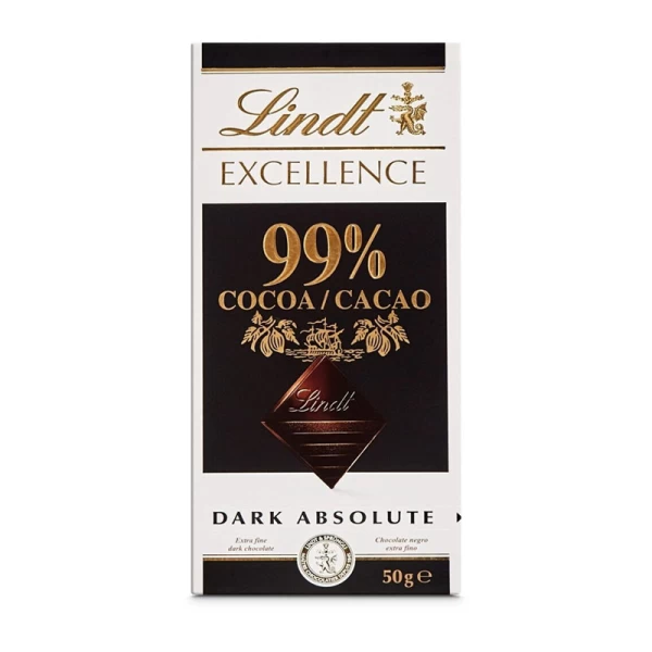 Lindt Excellence Темный шоколад с 99% какао 50 г - image 1