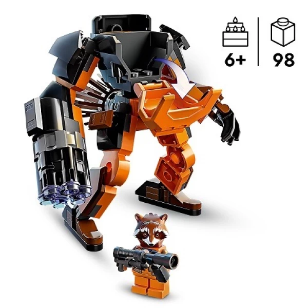 Броня робота Енот Ракета LEGO Marvel - image 3