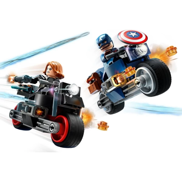 Мотоциклы Капитана Америки и Чёрной Вдовы LEGO Marvel - image 3