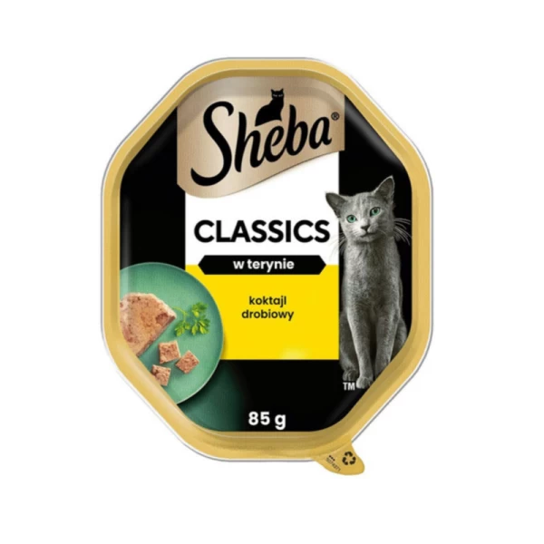 Влажный корм для кошек Sheba паштет с птицей 85 г - image 1