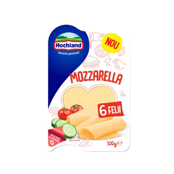 Hochland Branza maturata semitare Mozzarella felii 100 g - image 1