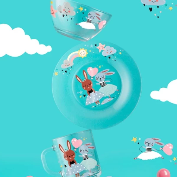 Set vesela pentru copii BALERINE 3 Piese - image 2