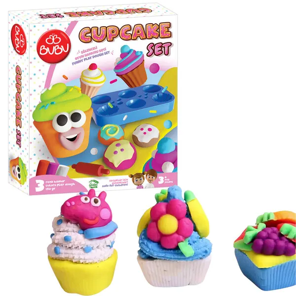 Set cu plastilina de modelat PLAY DOUGH Gatim briose - image 2