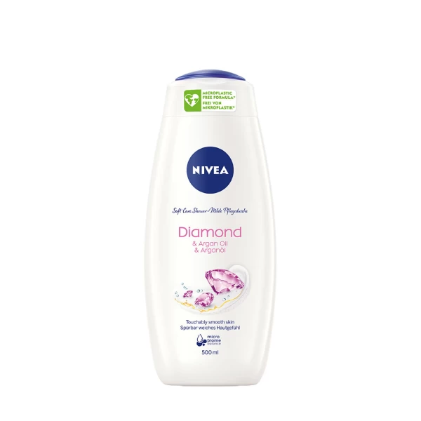 Nivea Гель для душа Care Diamond & Argan Oil 500 мл - image 1
