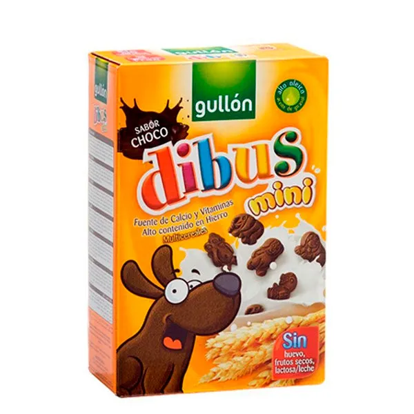 Gullon biscuiti Dibus Mini Cacao fara lactoza 250g - image 1