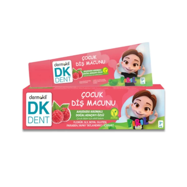 Dk Dent Pasta de dinti pentru copii Piril zmeura 50 ml - image 1