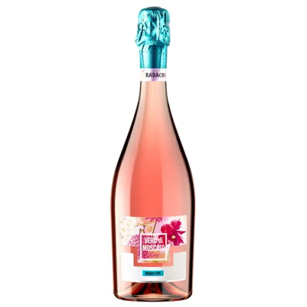 Вино игристое Radacini Vero di Moscato Pink, сладкое ароматное, 0,75 л - image 1