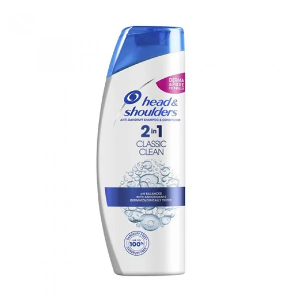 Head & Shoulders Шампунь 360ml 2in1 Classic Clean - image 1