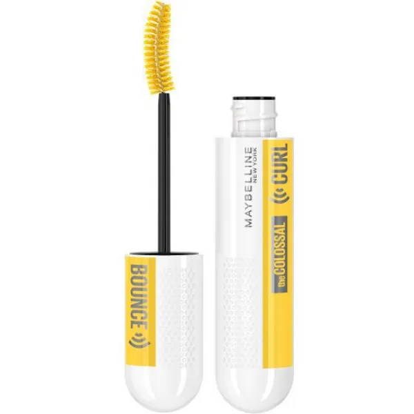 Mascara pentru volum si curbare The Colossal Curl Bounce, Very Black, 10 ml, Maybelline - image 1