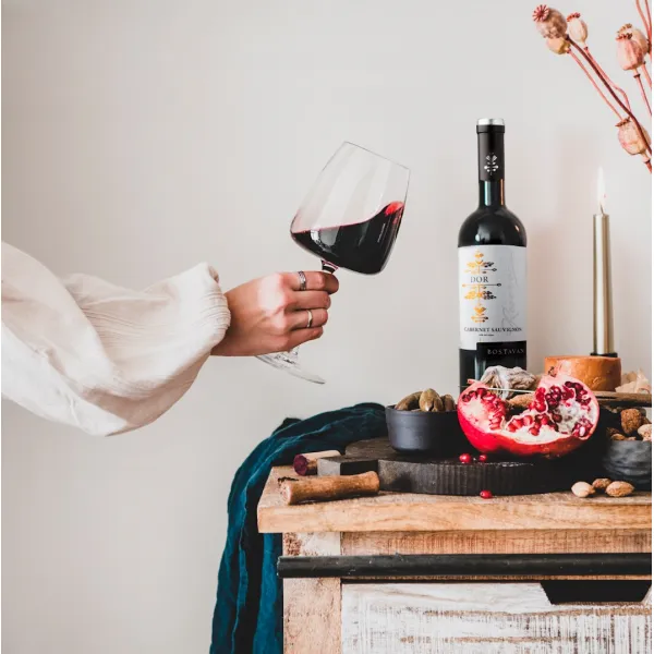 Вино Bostavan DOR Cabernet Sauvignon красное сухое 0.75 л 13.5% - image 2