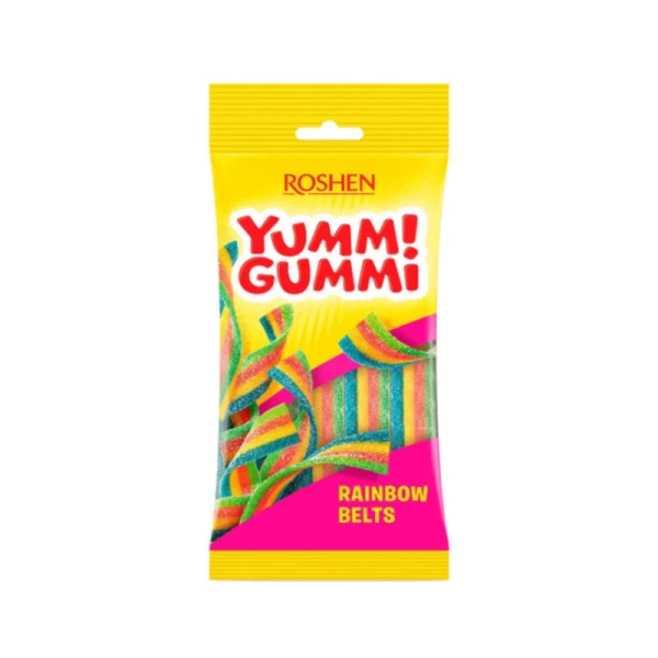 Roshen Bomboane gumate Yummi Gummi Sour Belts 70 g - image 1
