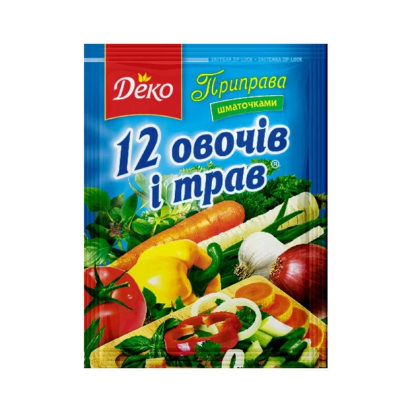 Deko Специи 12 овощей и трав кусочками 200 г - image 1