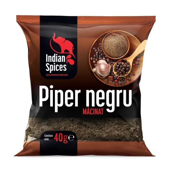 Перец чёрный, молотый Indian Spices, 40г - image 1
