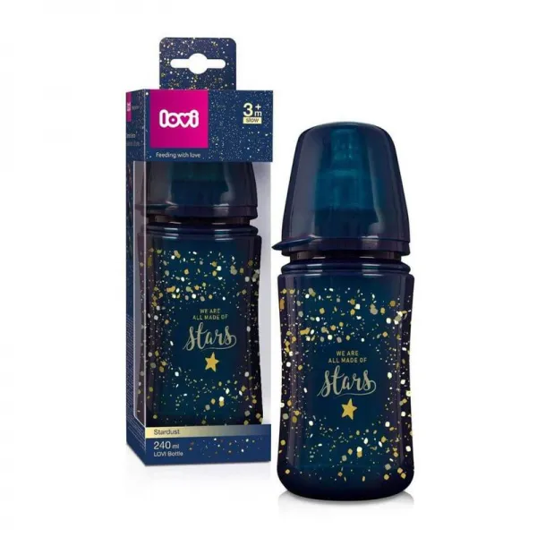Lovi Biberon Stardust 240ml, +3 luni - image 1