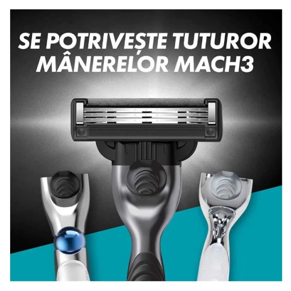 Запасные части для бритвы Gillette Mach3 Charcoal, 8 шт. - image 4