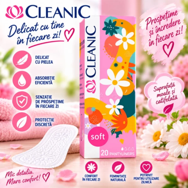 Cleanic Soft Absorbante zilnice Panty 20 buc - image 2