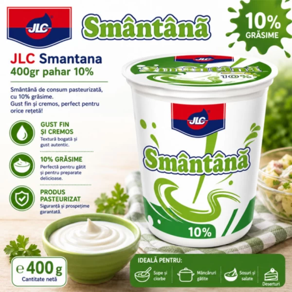 JLC Smantana 400gr pahar 10% - image 2