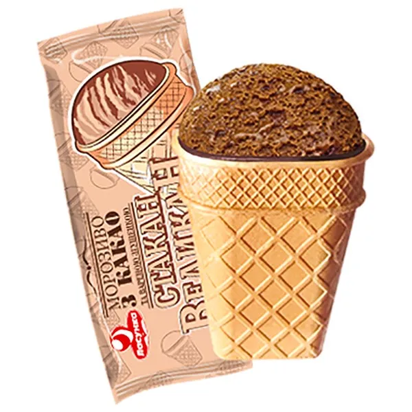 Inghetata in pahar de vafe cu glazure ciocolata Stacan Velican 100gr - image 2