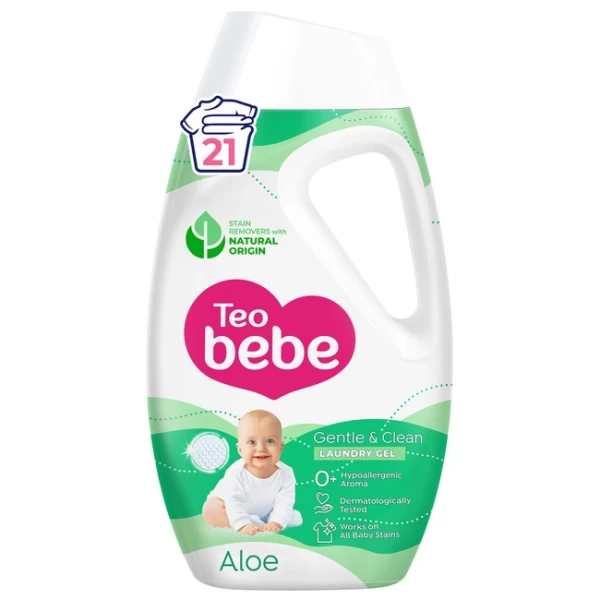 Teo Bebe Detergent lichid Gentle & Clean 0.945L Aloe - image 1