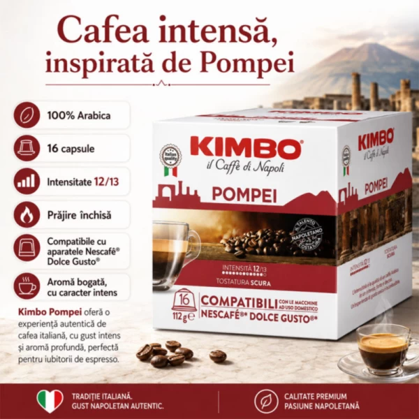 Kimbo Cafea capsule Dolce Gusto Pompei 16 buc - image 2