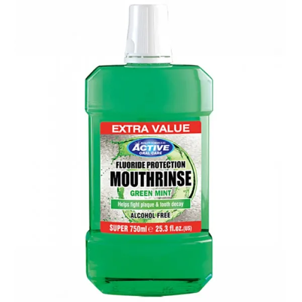 Active Apa pentru gura 750ml Green Mint - image 1