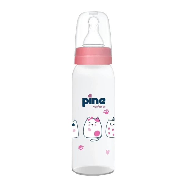 Pine Natura biberon din sticlă 0-6 luni 250 ml - image 3