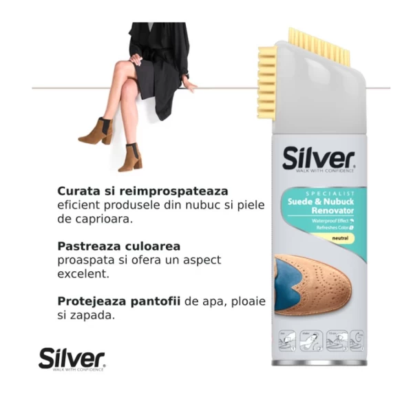 Silver Restaurare piele Velur & Nubuc 250ml Neutral SB3202-03/SB2202-03 - image 3